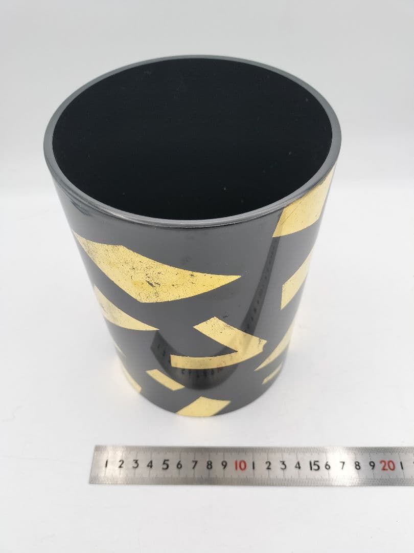 b635 葉蓋水指 紙箱 茶道具 古物