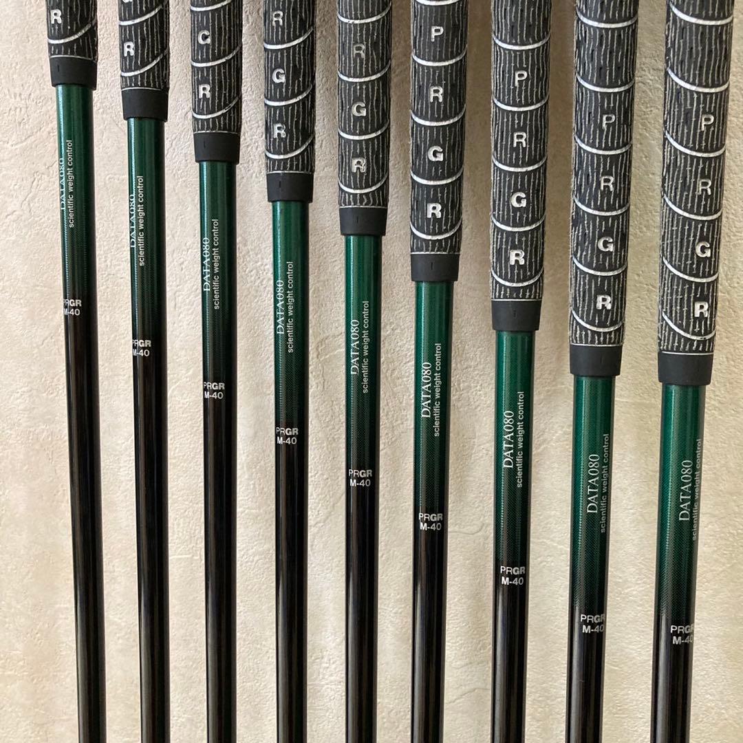 PRGR DATA811 三浦技研 3〜9PS 9本セットM-40