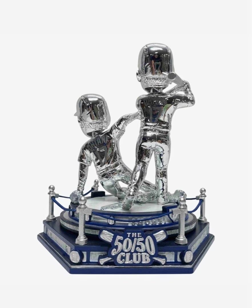 【限定150体】大谷翔平・50/50・プラチナ・スピニングデュアル ボブルヘッド