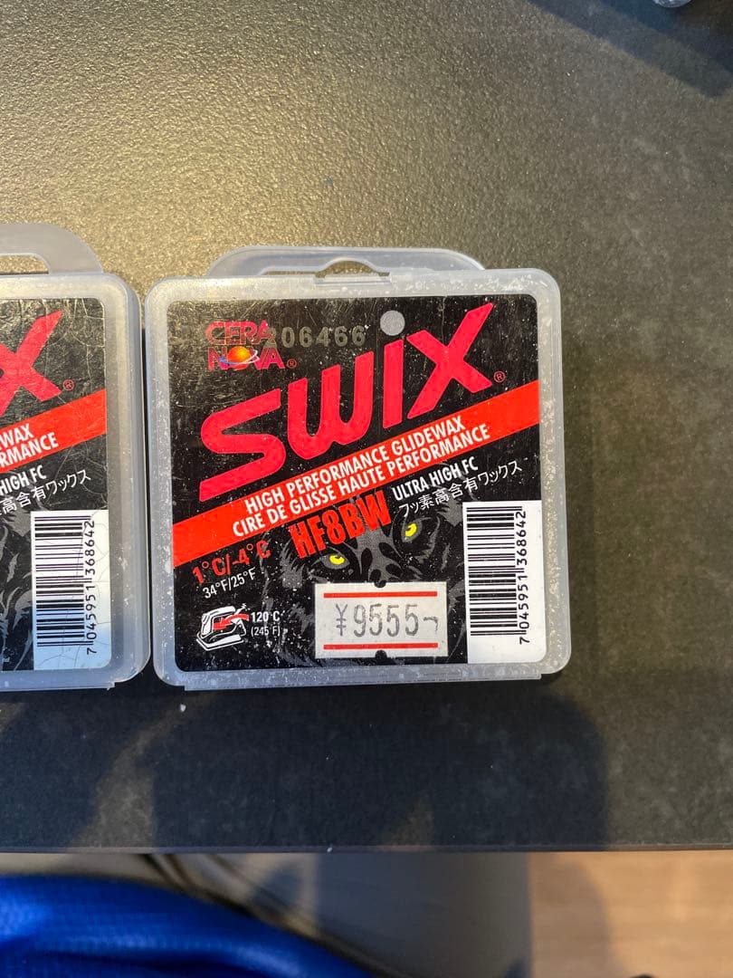 クロスカントリーワックスSWIXHF8BWフッ素入り