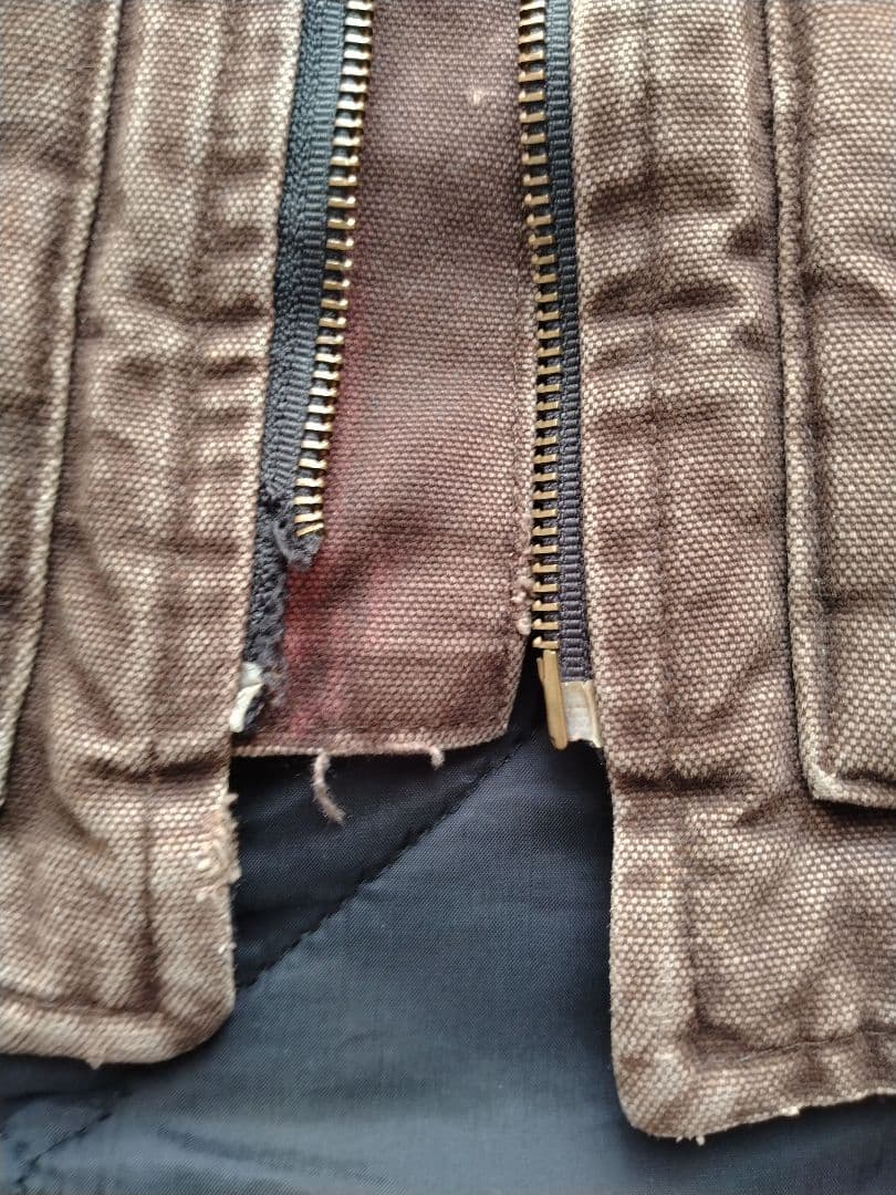 carhartt 00s ダック　ベスト　メキシコ製