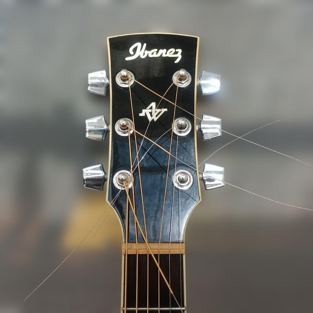 希少！Ibanez AW70BKアコースティックギター 黒