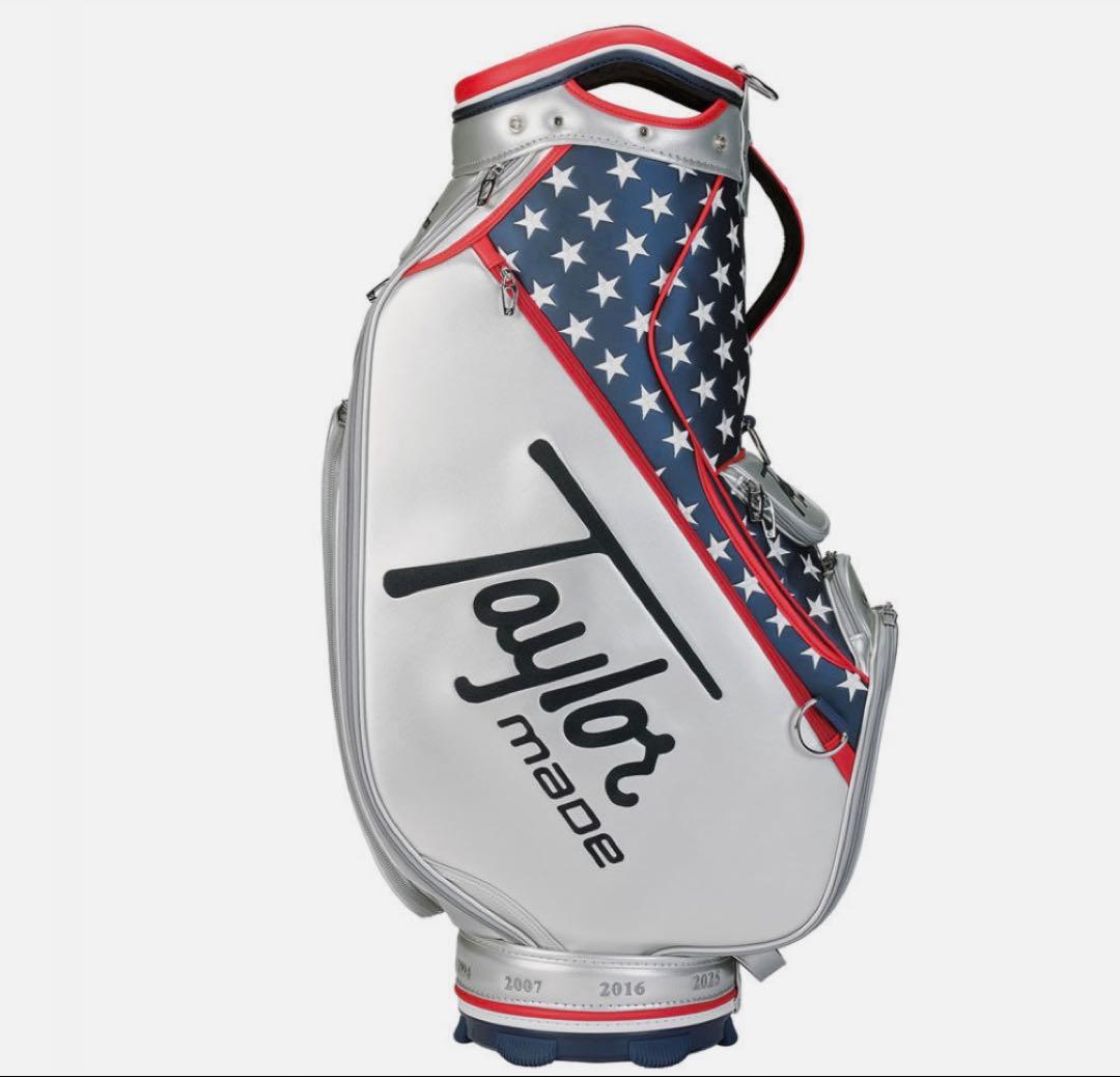 【限定品】 テーラーメイド USA柄 スタッフバッグ キャディバッグ プロ使用