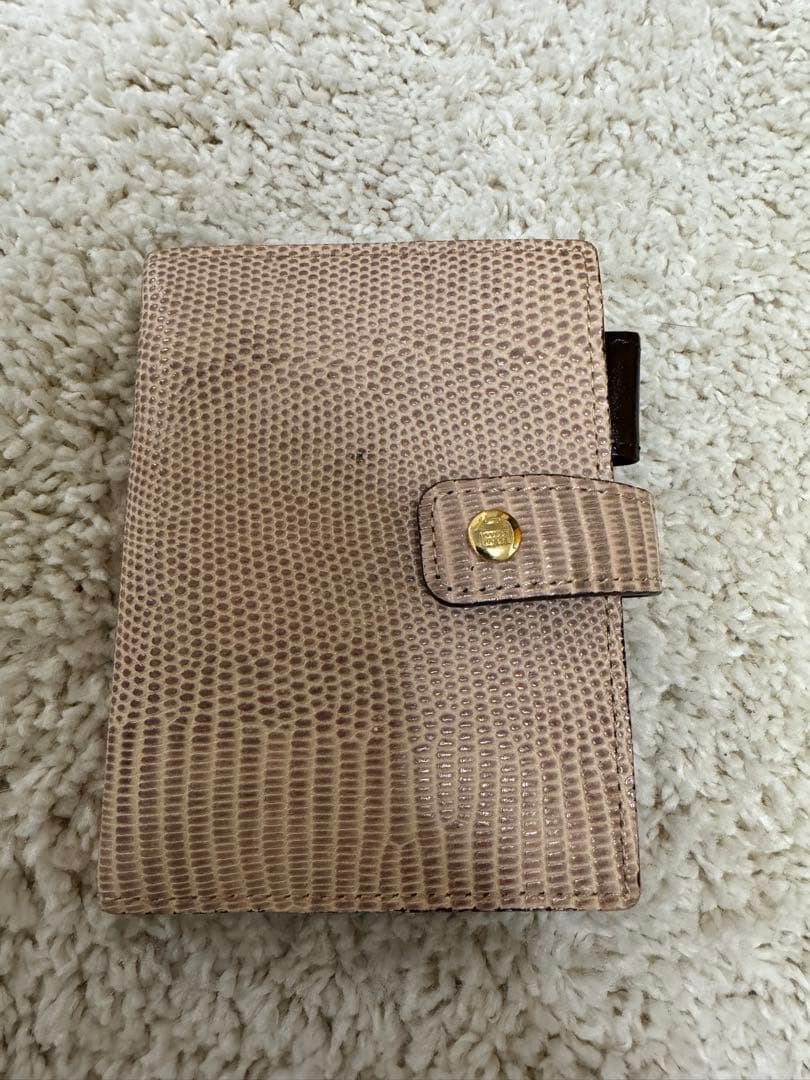 マイクロ5 手帳カバー　ネオフィナード　ベージュ