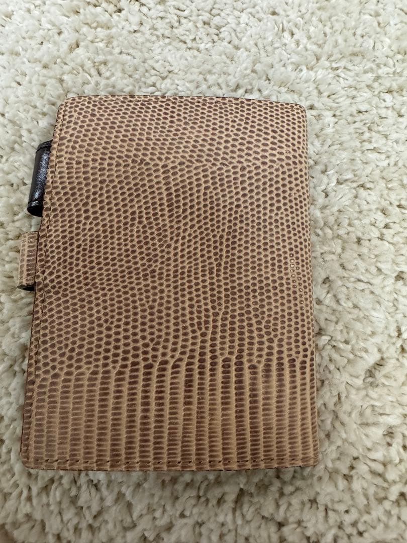 マイクロ5 手帳カバー　ネオフィナード　ベージュ