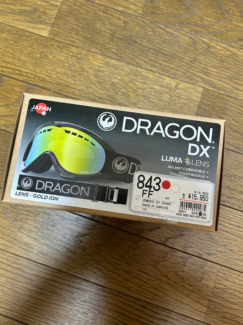 DRAGON DX ゴーグル LUMAレンズ ゴールドイオン