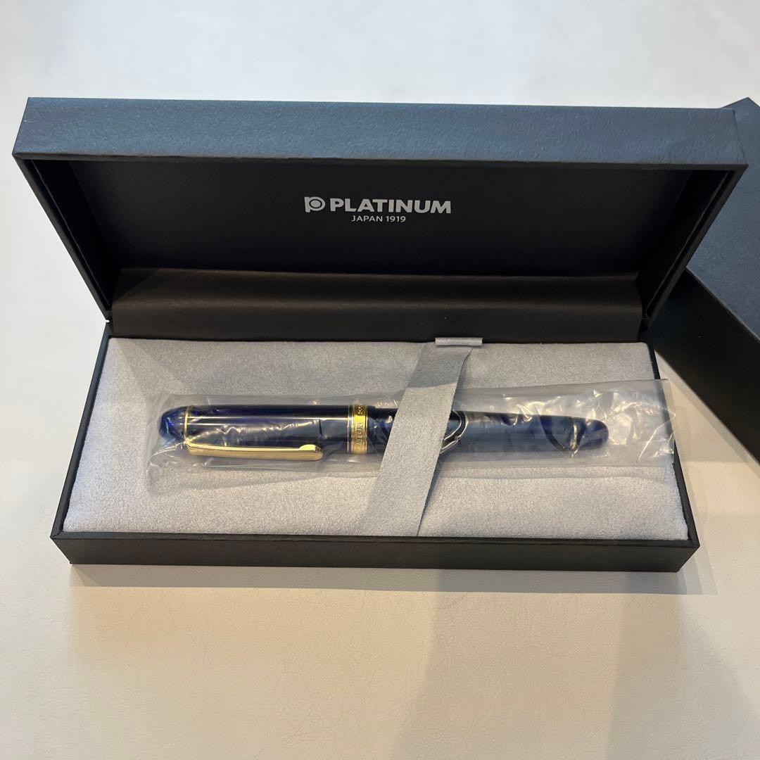 PLATINUM　3776センチュリー　万年筆　専用ケース付き