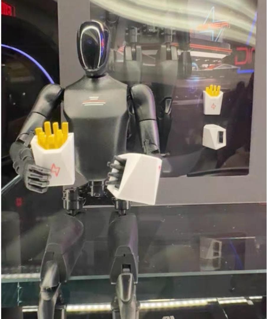 Tesla アメリカ限定 レストラン記念 ロボット フィギュア