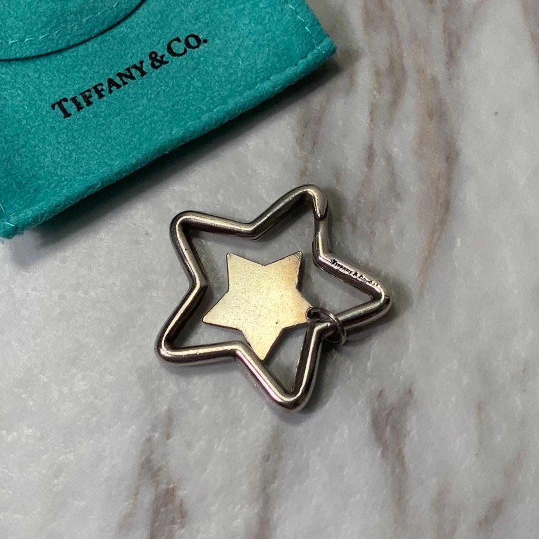 ティファニー キーリング シルバー925 刻印 スター 星 キーホルダー