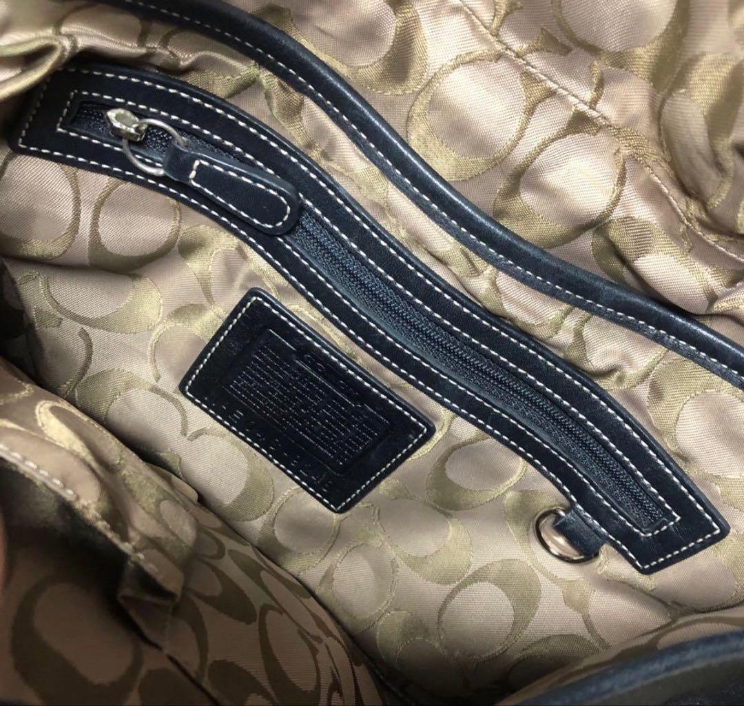 Coach レザー　ハンドバッグ　ショルダーバッグ　ワンショルダー　00s