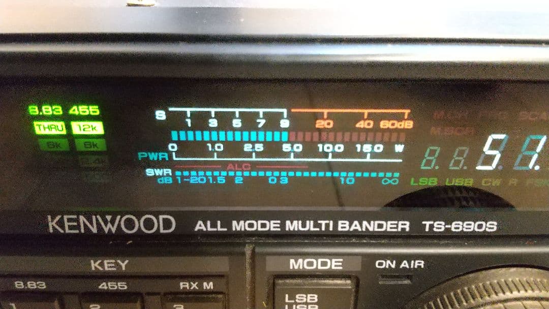 【希少】KENWOOD TS-690Sトランシーバー 通電確認済 取扱説明書付き