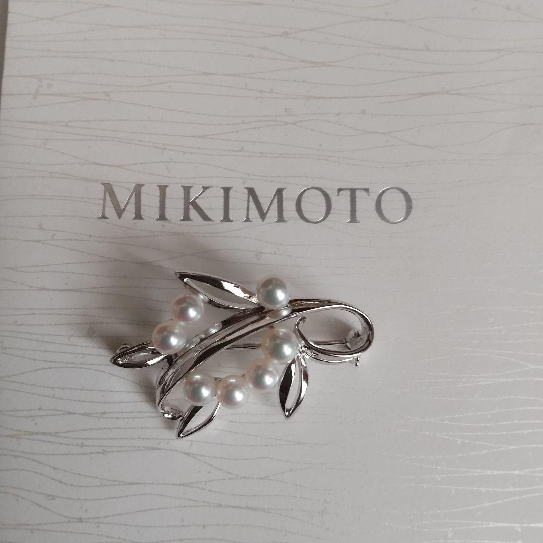 MIKIMOTO 　ｍキモト　パール 真珠 ブローチ