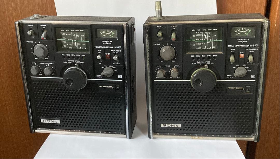 SONY スカイセンサー ICF-5800 2台セットです。