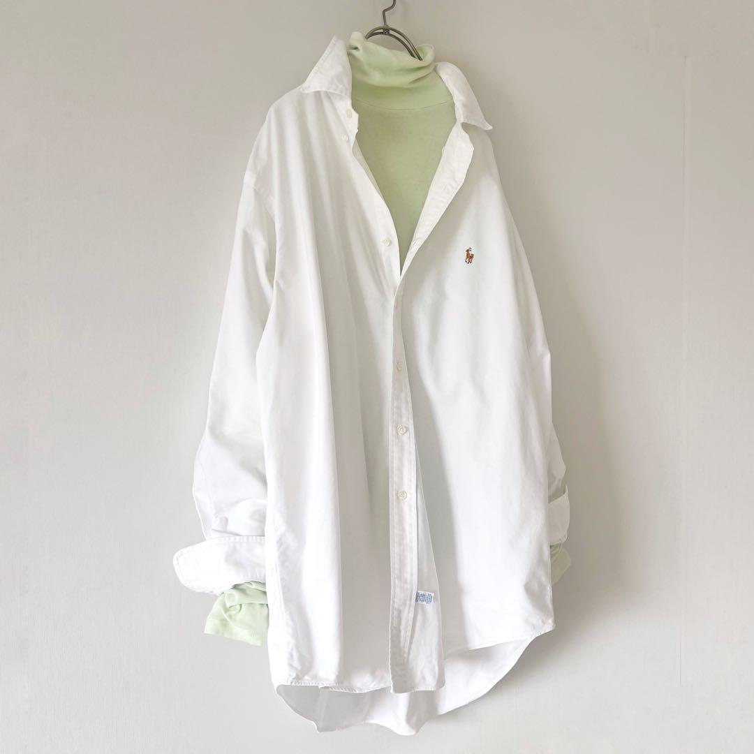 Ralph Lauren ビッグコットンオックスフォードシャツ ボタンダウン