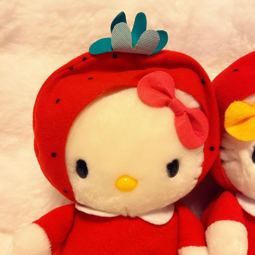 希少レア　ハローキティ　ミミィ　着ぐるみぬいぐるみ　イチゴ　平成レトロ　1999
