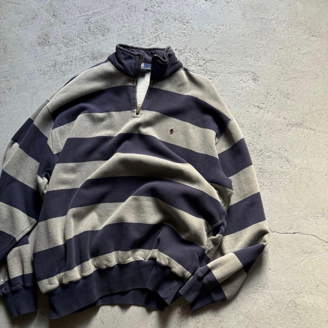 トップス Polo Ralph Lauren Stripe Sweat Shirt L