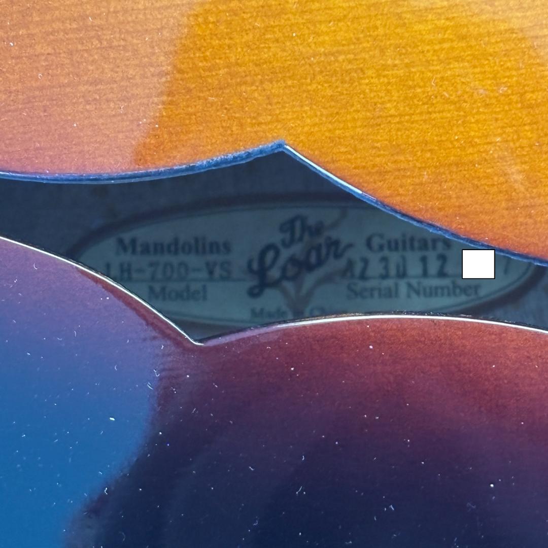 The LOAR LH-700VS Archtop guitar 超美品