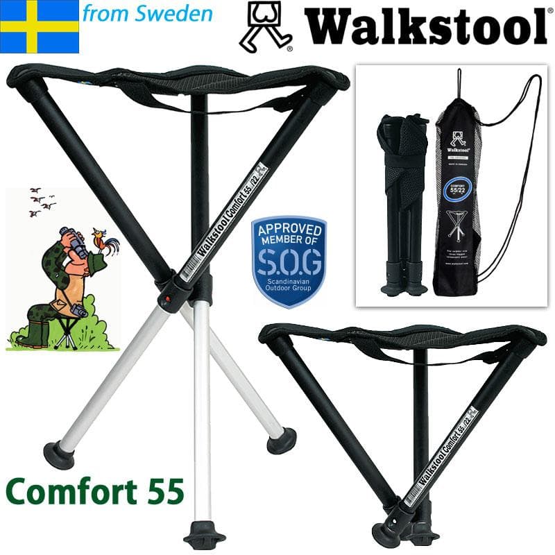万博待機列にウォークスツール コンフォート XL 55cm