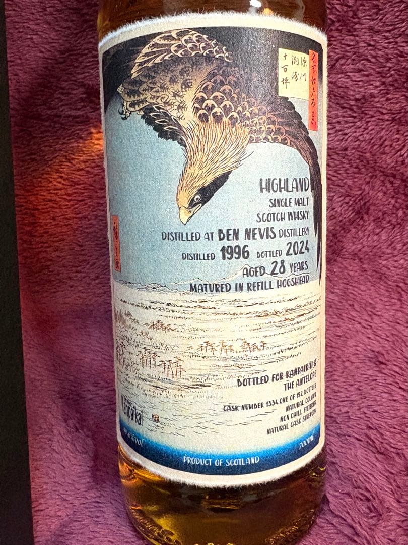 【下田出品］ベンネヴィス 1996 28yo 乾杯会2025 49.6%