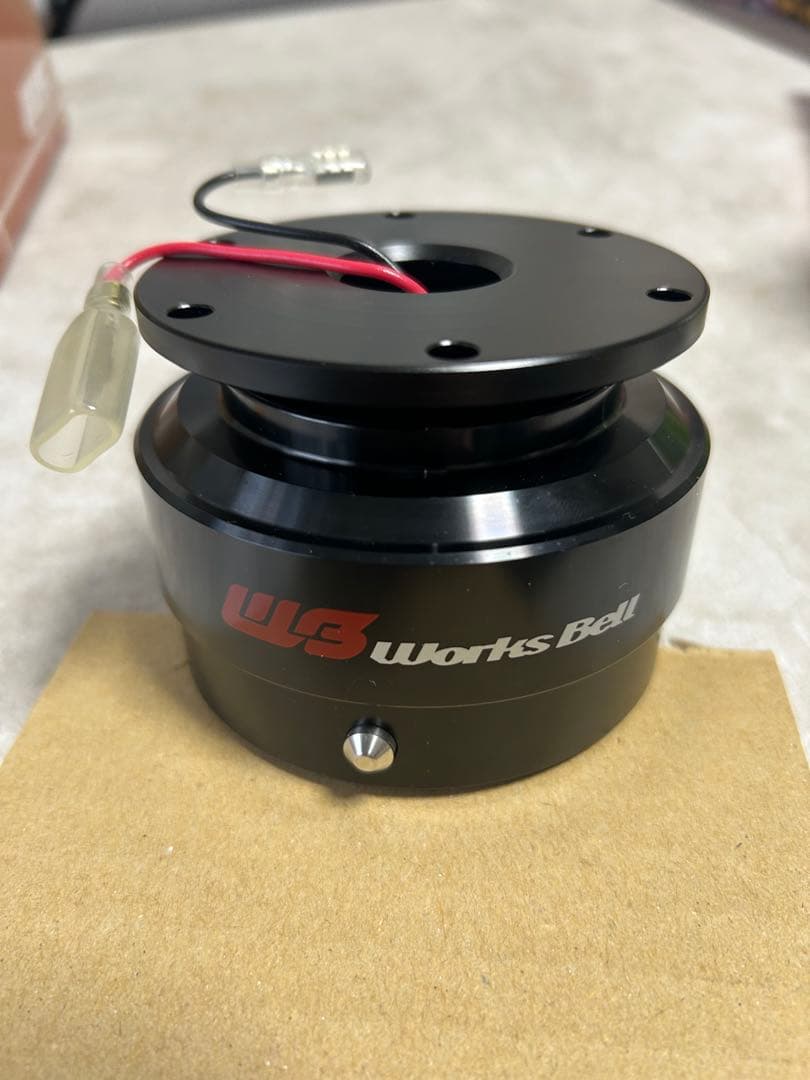 ワークスベル Works Bell ラフィックス2 ステアリングハブ ブラック