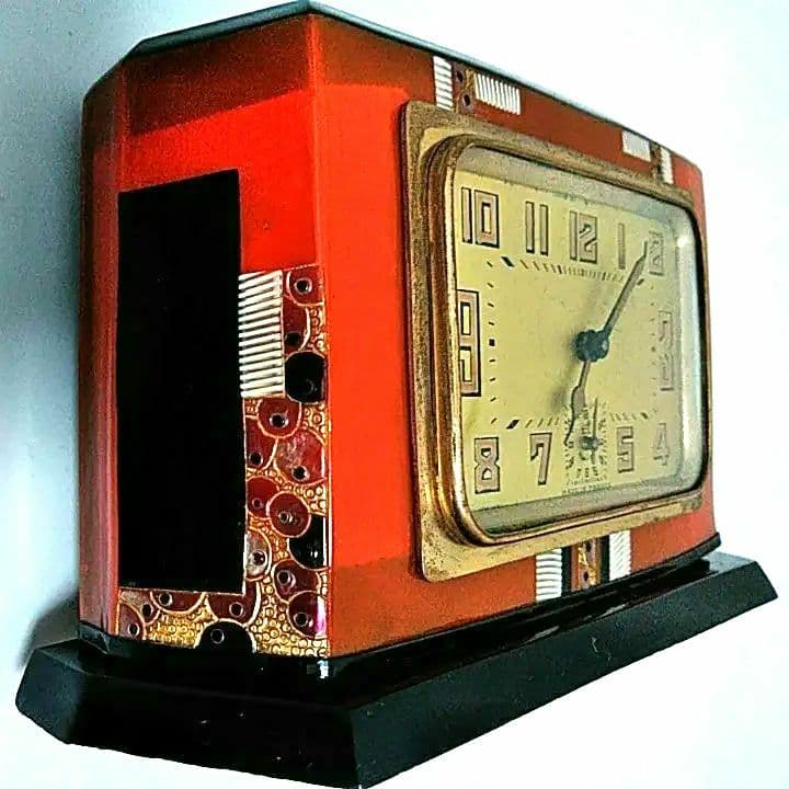 コレクション 20s 30s vintage art deco table clock