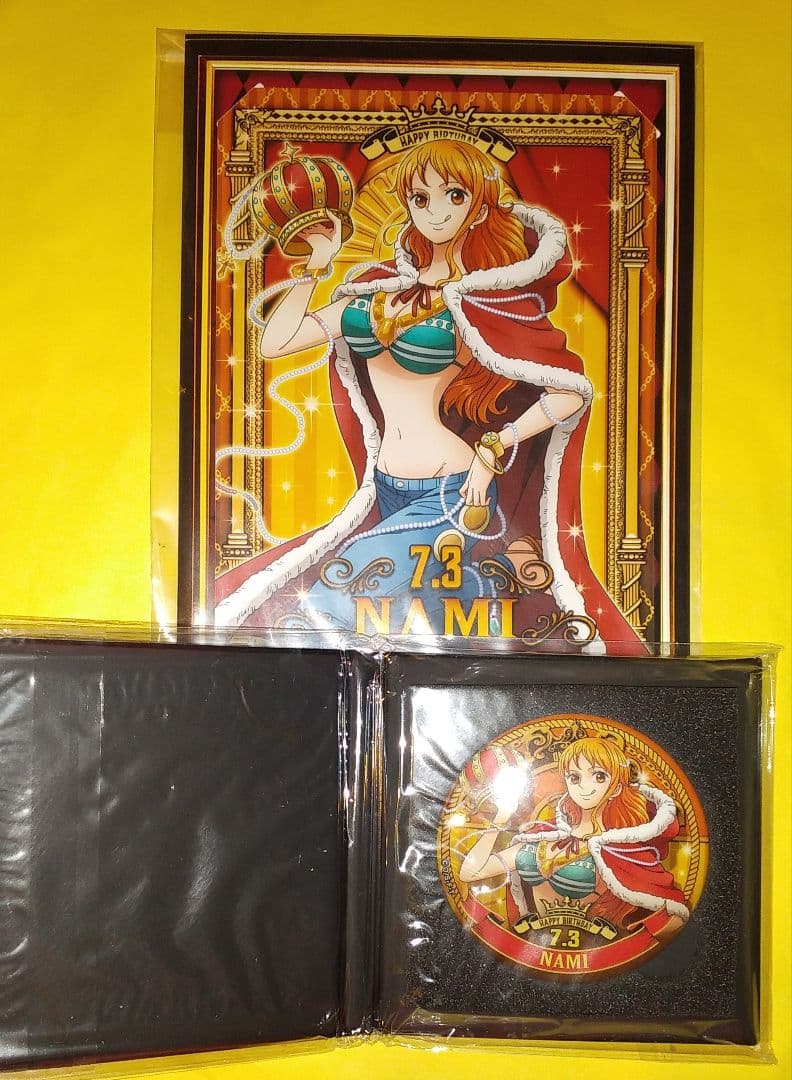 ワンピース ナミ バースデー 缶バッジ ブロマイド