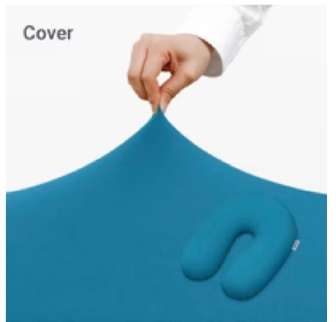 ヨギボーサポート yogibo support本体 カバーアクアブルー