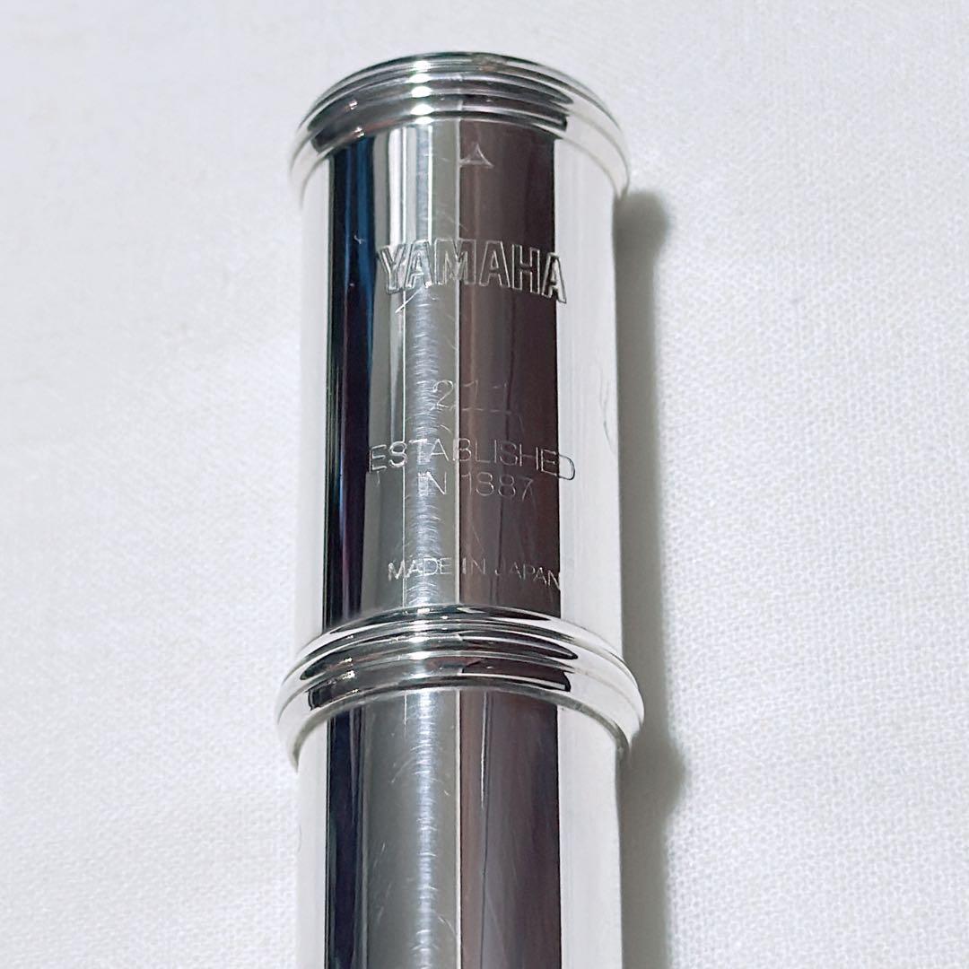 【美品】YAMAHA ヤマハ フルート YFL-211 PS 後期型 リップ銀製