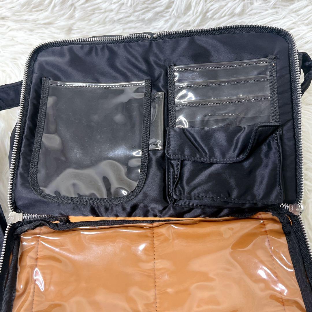 PORTER TANKER 2層式 ナイロン ショルダーバッグ y2k