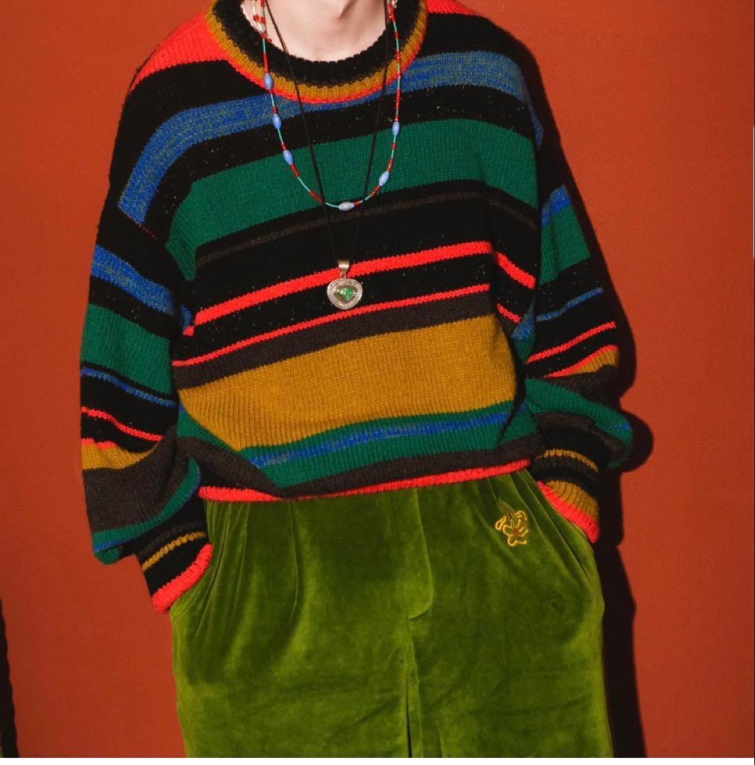 新品 AMBERGLEAM レインボーウールセーター ニット