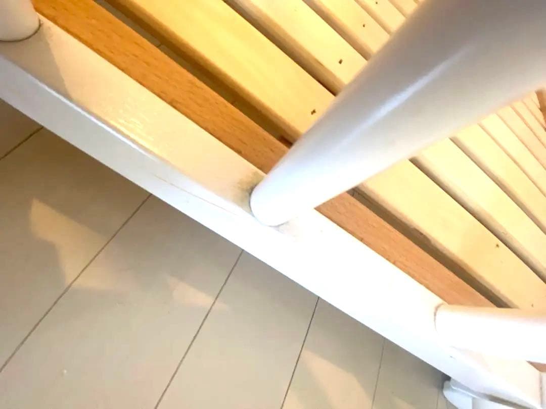 ファルスカ färska ベッドサイドベッド 03 ホワイト 添い寝安全ベルト付