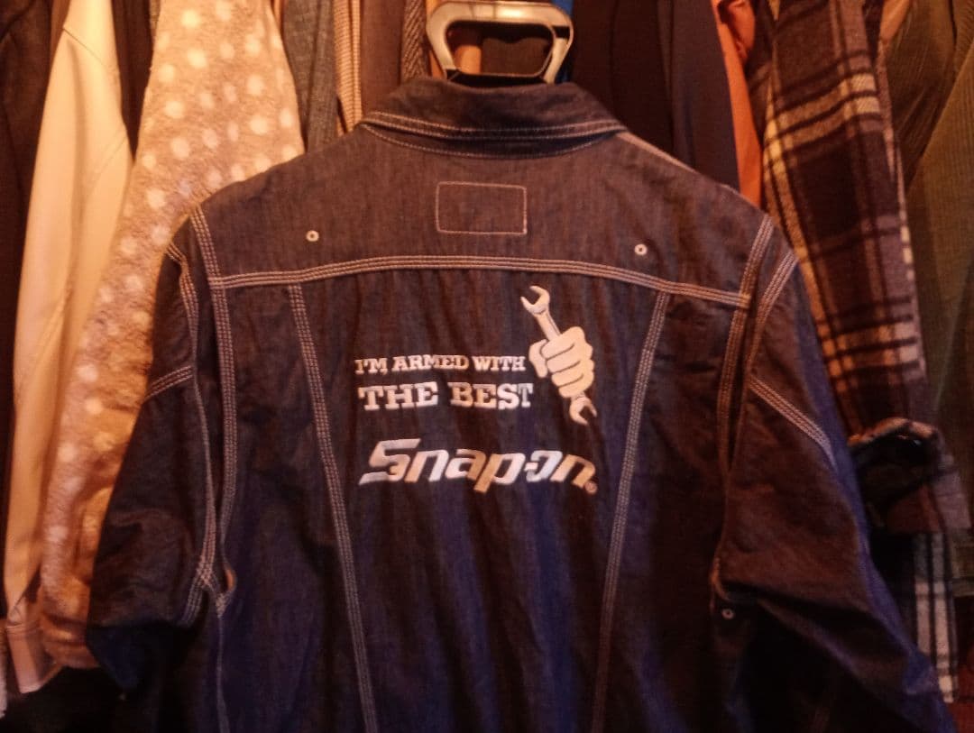 値下げ可 snapon スナップオン ツナギ ダークデニム 黒 3L 美品