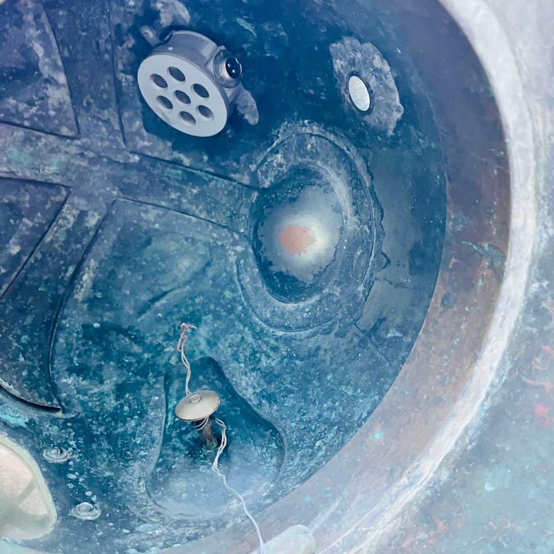 【希少】東亜潜水機株式会社　ヘルメット式潜水　アンティークの潜水ヘルメット真鍮①