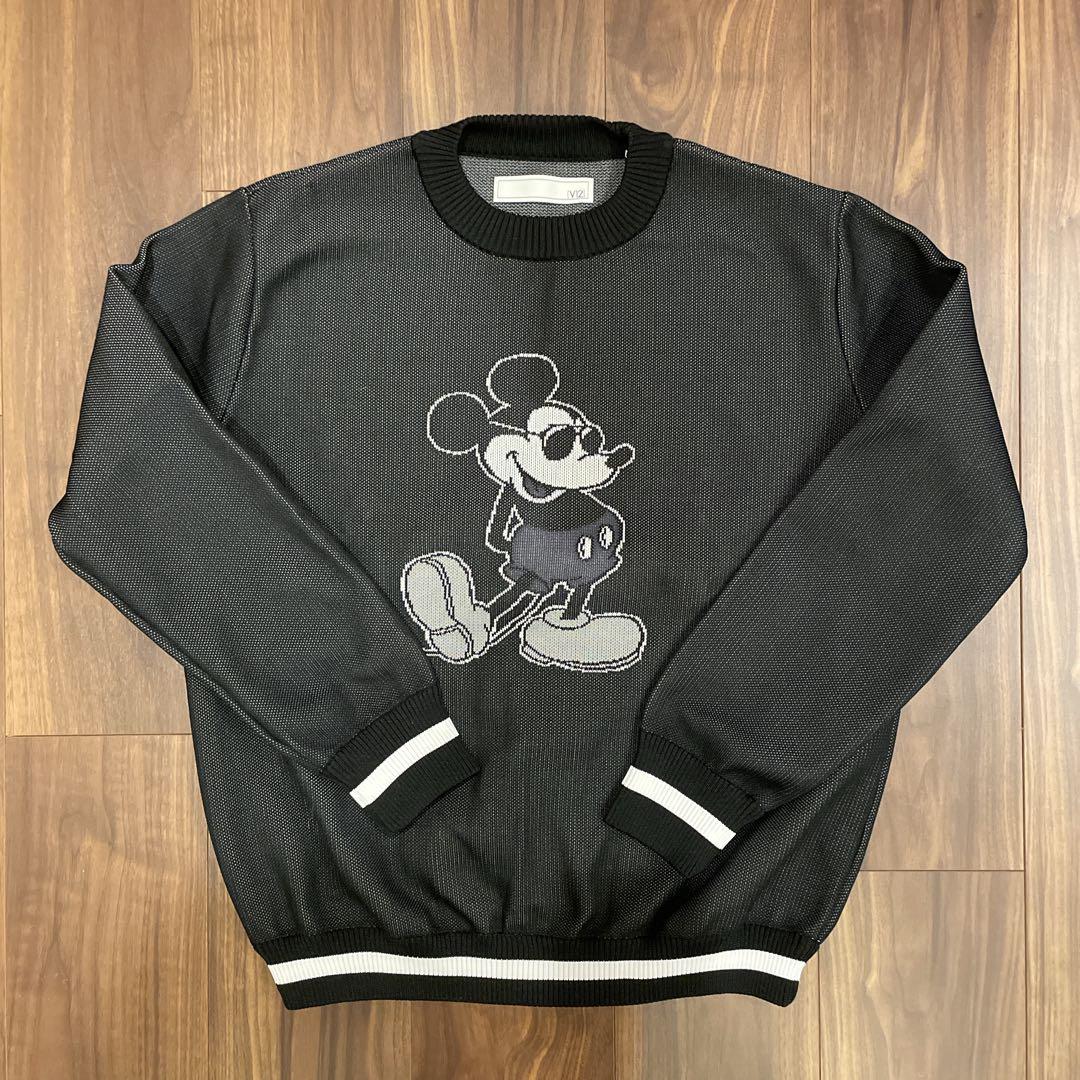 V12 ニット　ディズニー　ミッキー