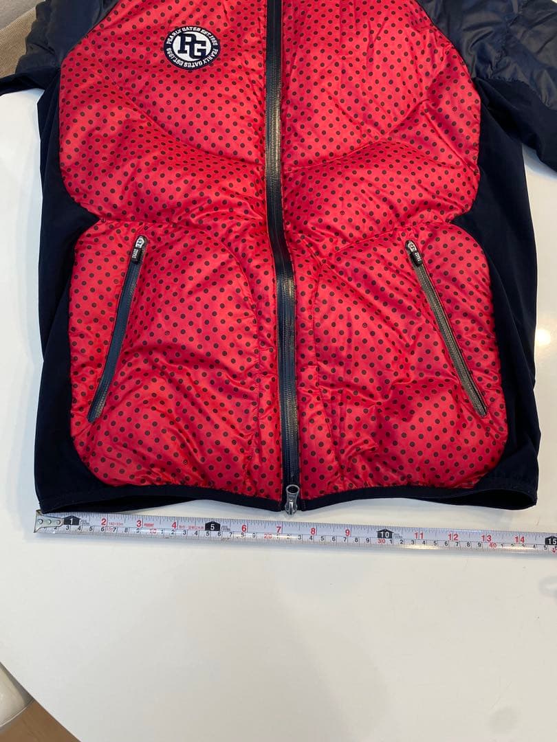 PEARLY GATES ドット柄ダウンジャケット レディースsize M