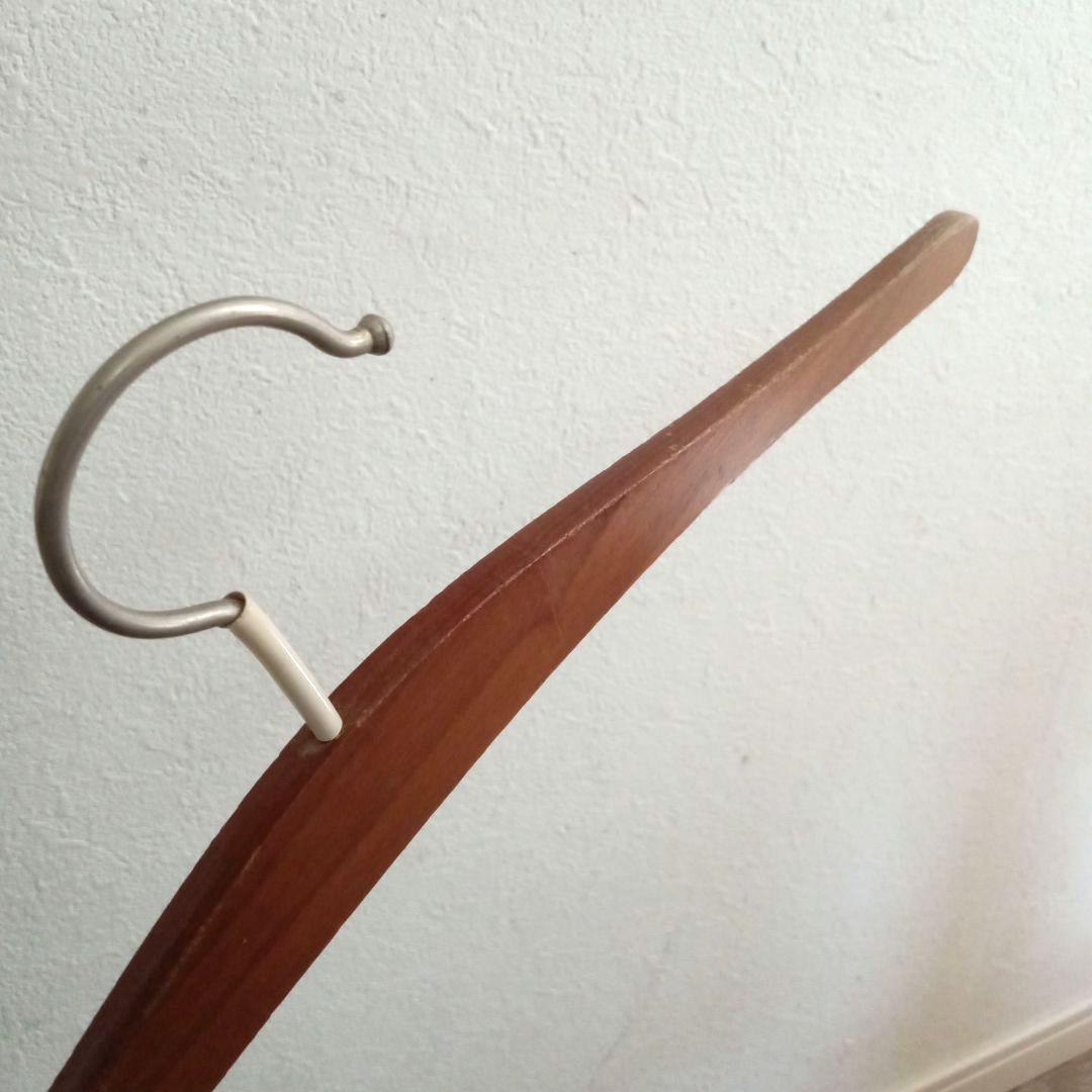 チークのハンガー 5本セット スウェーデン 北欧ヴィンテージ