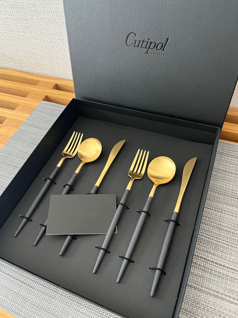 クチポール 正規品 ゴア デザート カトラリー6セット ギフトbox