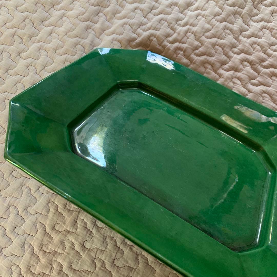 珉平焼　無地　額皿　柄なし