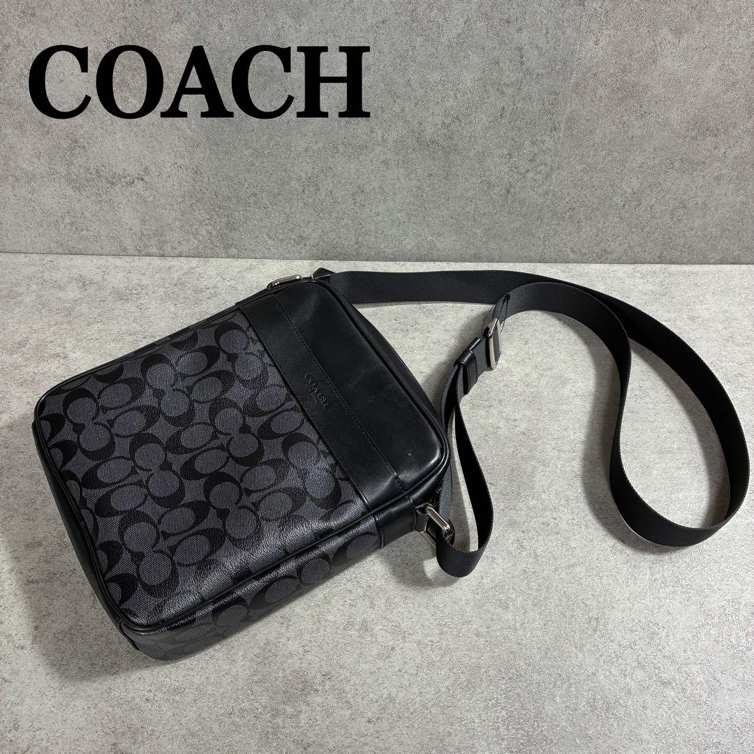 美品✨COACH 54738 フライトバッグ マホガニー シグネチャー