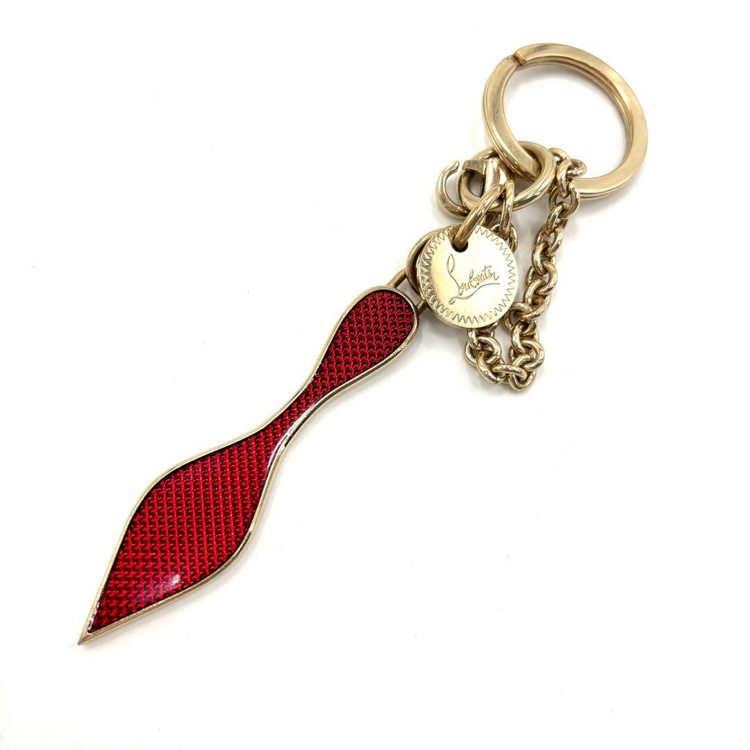 【激レア・美品】クリスチャンルブタン キーリング キーホルダー ハイヒール 金