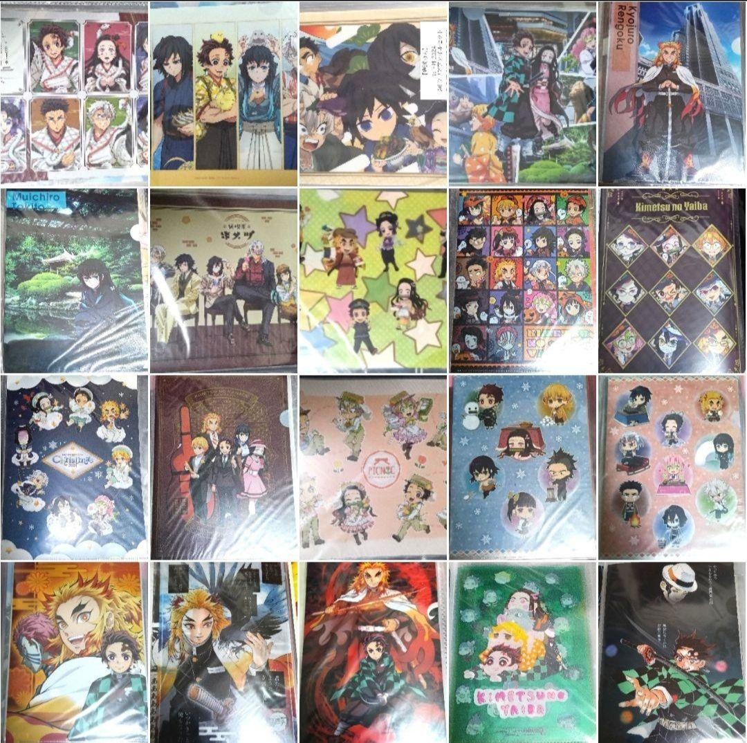 鬼滅の刃 マスコットフィギュア ぬい クリアファイル等 まとめ売り