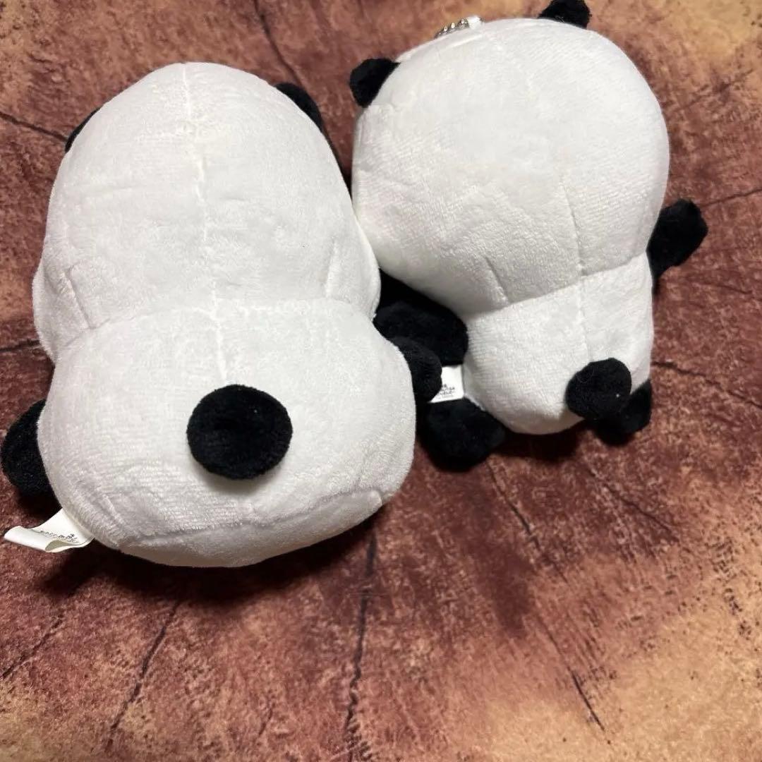にしむらゆうじ　カバンに付けられるぬいぐるみ　いろんなごきげんぱんだ　２個セット