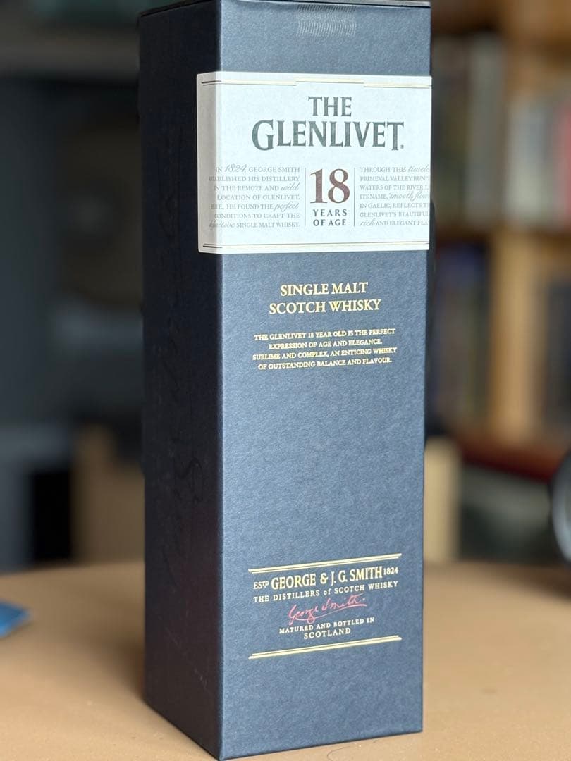 旧ボトル　グレンリベット１８年
