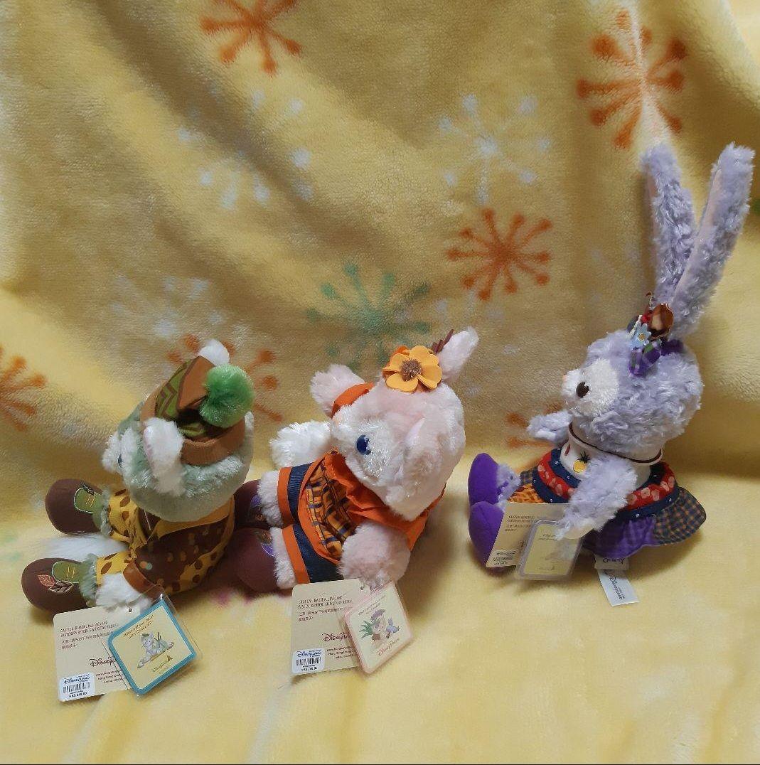 香港ディズニー　リーナベル　ステラルー　ジェラトーニ　ぬいぐるみ　秋日　2023