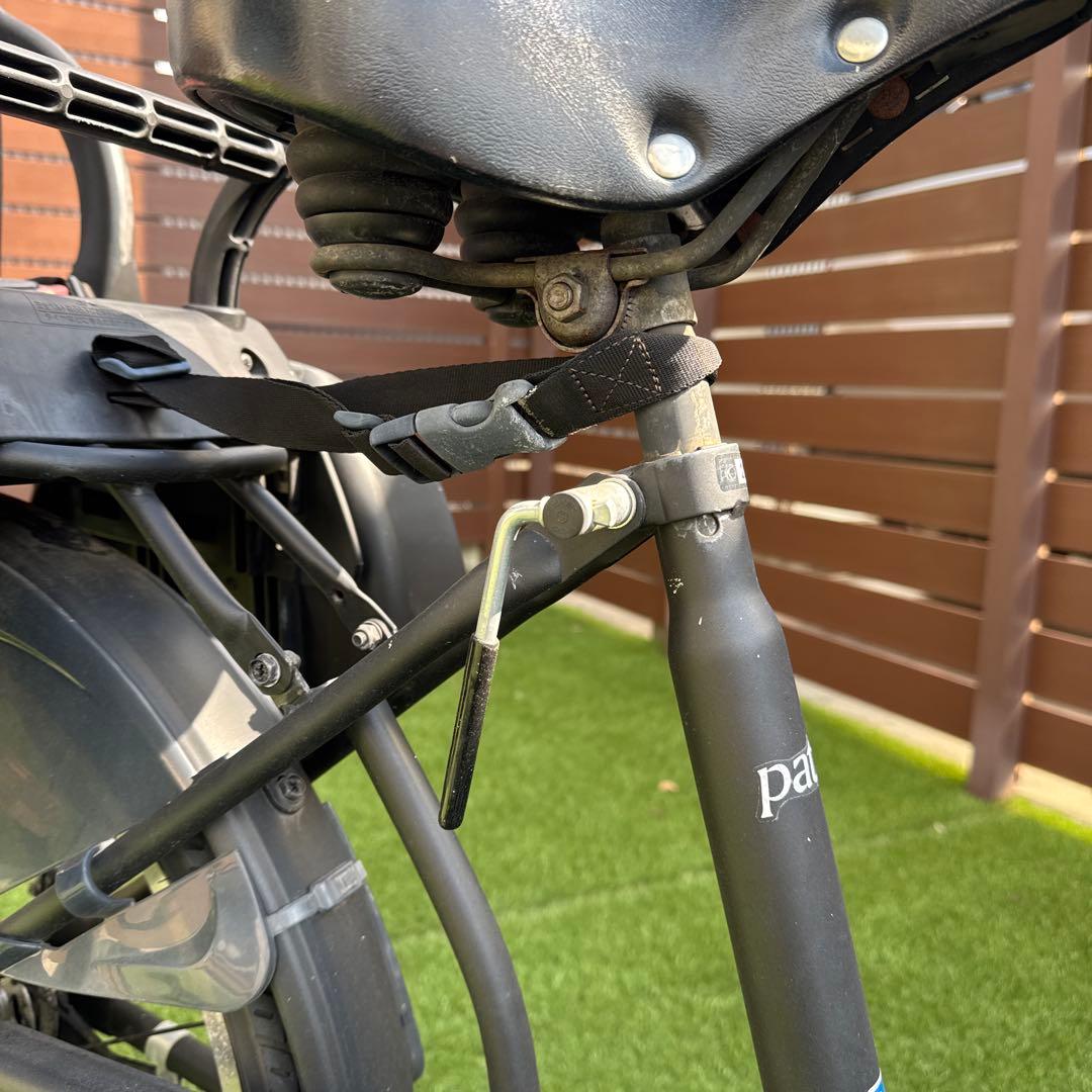 パテオ シティサイクル チャイルドシート付き ブラック