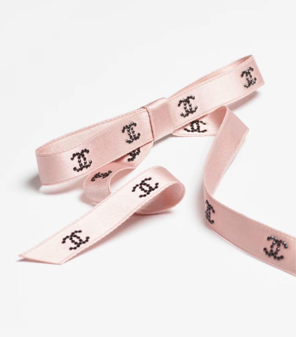 値下げ！新品未使用　シャネル　ボウ　バレッタ　リボン　ピンク　25B 最新作