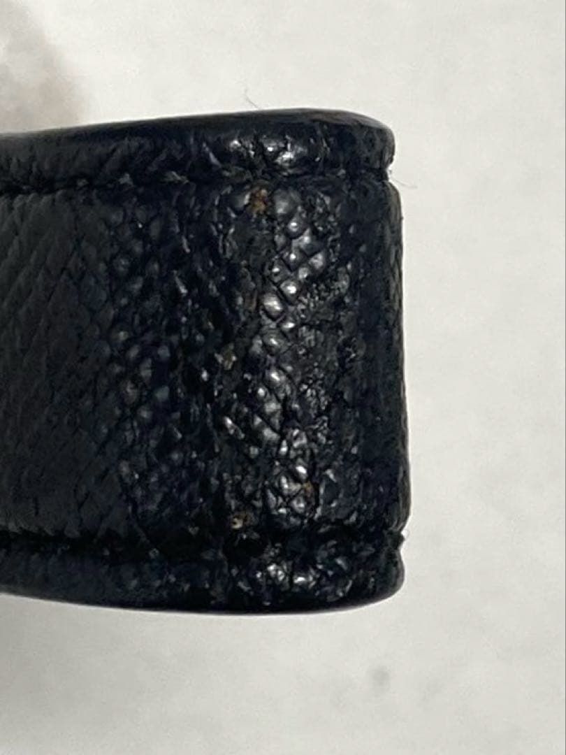 PRADA プラダ　サフィアーノ　シルバー金具　キーホルダー　キーリング