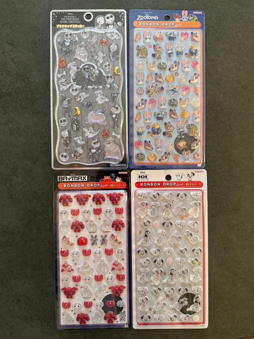 ディズニー ボンボンドロップシールセット