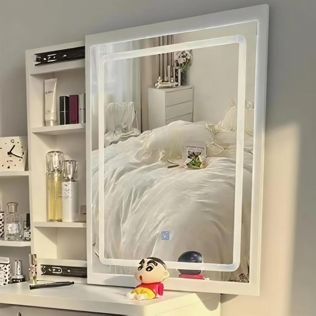 ホワイトドレッサー・鏡台 訳あり品　写真をご確認 102-②