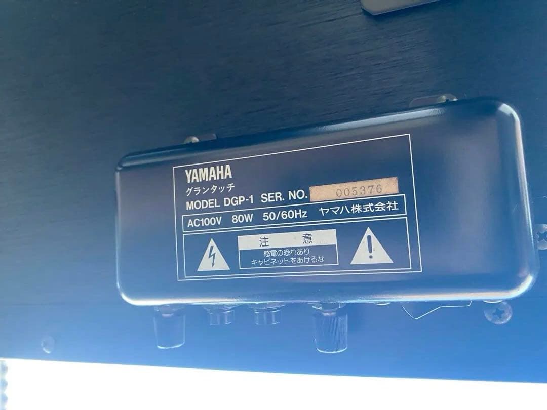 グランドピアノ型電子ピアノ YAMAHA DGP-1(ブラック)